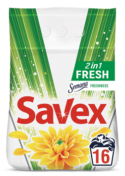 Пральний порошок Savex 2in1 Fresh Автомат 2.4 кг (3800024021428) 3800024021428 фото