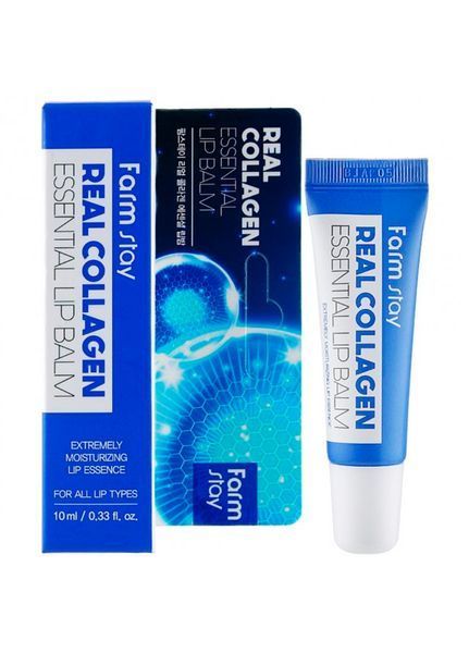 Бальзам для губ FarmStay Real Collagen Essential Lip Balm с коллагеном 10 мл (8809632883225) 8809632883225 фото