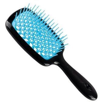 Щітка Janeke Superbrush чорна з блакитним 8006060573173 фото