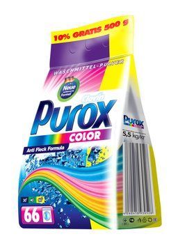 Пральний порошок для машинного та ручного прання purox color 5,5 кг (4260418930528) 4260418930528 фото