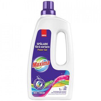 Гель для стирки Sano Mix & Wash концентрированный 1 л (7290102990313) 7290102990313 фото
