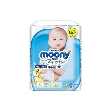 Подгузники-трусики Moony S 4-8 кг 62 шт 4903111246403 фото
