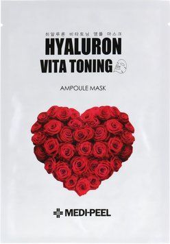 Маска тканинна Medi-Peel Hyaluron Vita Toning 30 мл 1 шт 8809409343617 фото