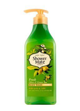 Гель для душа KeraSys Shower Mate Оливки и зеленый чай 550 мл (8801046876756) 8801046876756 фото