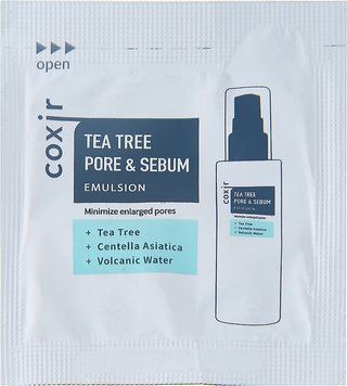 Емульсія для обличчя coxir tea tree pore & sebum emulsion 2 мл(пробник) 826300 фото