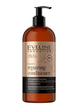 Восстанавливающий бальзам Eveline Cosmetics Organic Gold для сухих и поврежденных волос 500 мл (5903416032427) 5903416032427 фото