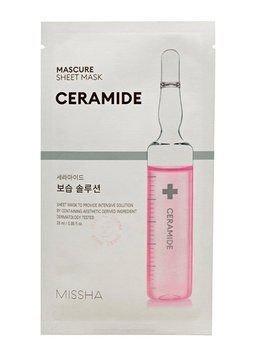 Маска для лица Missha Mascure Moisture Solution Sheet Mask Ceramide 27 мл (8809581456587) 8809581456587 фото