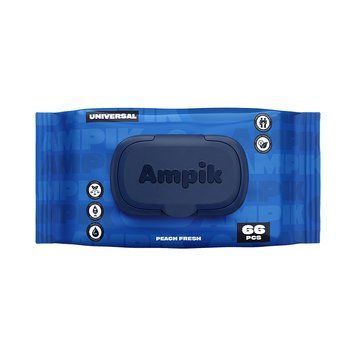 Вологі серветки Ampik Light універсальні 66 шт 4850042980046 фото