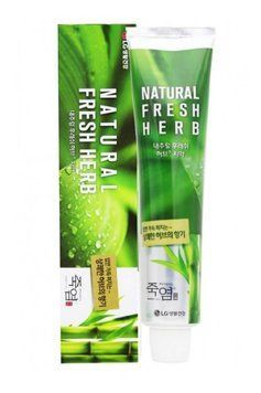 Зубної пасти LG Household Health Perioe Bamboo Salt Natural Fresh Herb, упаковка-160 г х 3 шт (8801051069372) 8801051069372 фото