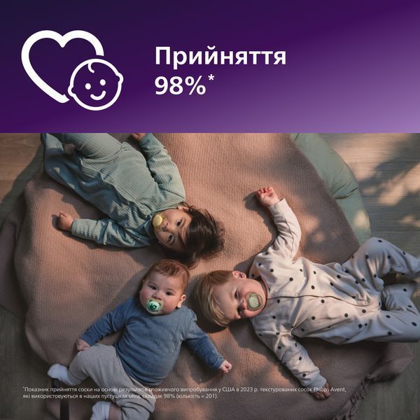 Пустышка PHILIPS Avent SCF091/46 Ultra Soft, 6-18 мес 8720689041324 фото