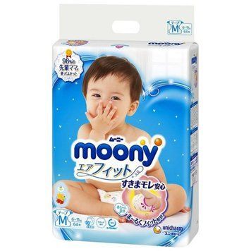 Подгузники Moony M Baby Diapers (6-11 кг) 64 шт 4903111244621 фото