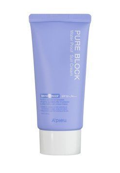 Солнцезащитный водостойкий крем A'Pieu Pure Block Natural Waterproof Sun Cream SPF50+/PA+++, 50 мл 8809581450622 фото