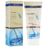 Пінка для вмивання обличчя Farmstay Collagen Pure Cleansing Foam із колагеном 180 мл 8809317289472 фото