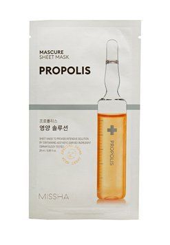 Поживна маска для обличчя Missha Mascure Nutrition Solution Sheet Mask Propolis 27 мл (8809581456594) 8809581456594 фото