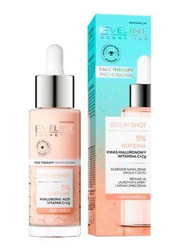Енергізуюча сироватка для контуру очей Eveline Cosmetics Face Therapy Professional з 5% комплексом кофеїну 30 мл (5903416044178) 5903416044178 фото