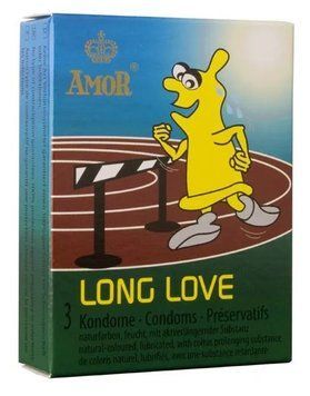 Презервативы Amor Long Love 3 шт 4019514500018 фото