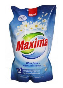 Ополаскиватель для белья Sano Maxima Ultra Fresh (1 л) (мягкая упаковка) (7290010935420) 7290010935420 фото