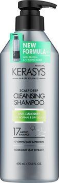 Шампунь Kerasys Hair Clinic System Deep Cleansing 400 мл 8801046877548 фото
