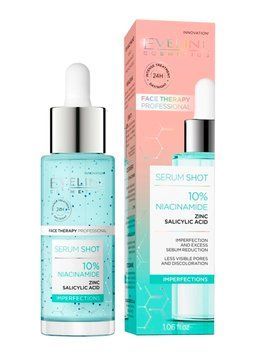 Сироватка для обличчя Eveline Cosmetics Face Therapy Professional проти недосконалості шкіри з 10% ніацинамідом 30 мл (5903416039600) 5903416039600 фото