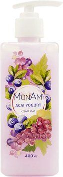 Жидкое крем-мыло Mon Ami Acai yogurt 400мл 4820263230343 фото