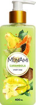 Жидкое крем-мыло Mon Ami Carambola 400мл 4820263230350 фото