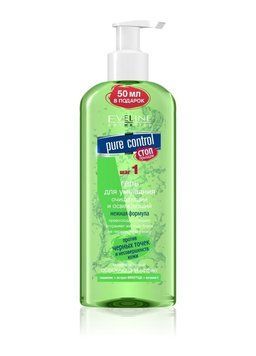 Гель для умывания Eveline очищающий и освежающий Pure Control 200 мл (5907609333247) 5907609333247 фото