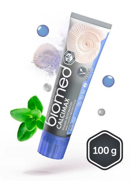 Зубная паста BioMed Кальцимакс 100 мл (7640170370096) 7640170370096 фото
