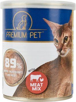 Паштет PREMIUM PET для дорослих котів - м&rsquo;ясне асорті 360 г 4820255192239 фото