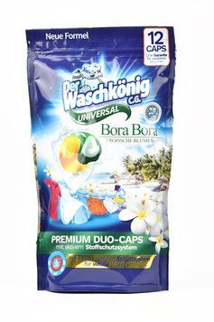 Капсули для прання Waschkonig Universal Bora Bora Duo caps 12 шт. (4260418932928) 4260418932928 фото