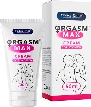 Крем Medica-Group Orgasm Max для підвищення жіночої чутливості 50 мл 5905669259637 фото