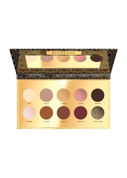 Палетка тіней для повік Eveline Harmony Eyeshadow Palette 10 тонів 10 г (5903416025245) 5903416025245 фото