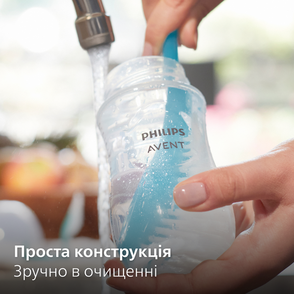 Пляшечка для годування Philips AVENT Natural Природний потік із клапаном 125 мл SCY670/01 (8710103990338) 8710103990338 фото