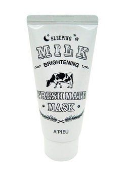 Ночная маска с экстрактом молока Apieu Fresh Mate Milk Mask, 50 мл 8806185745284 фото