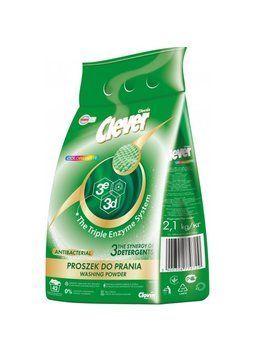 Засіб для прання clever color & white порошкоподібний 2.1 кг (5900308779729) 5900308779729 фото